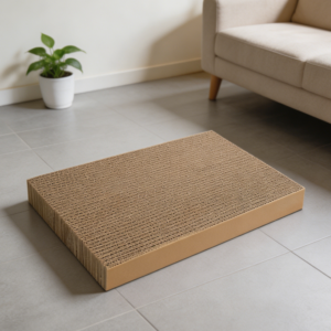 4-Pack Large Reversible Corrugated Cat Scratching Pads