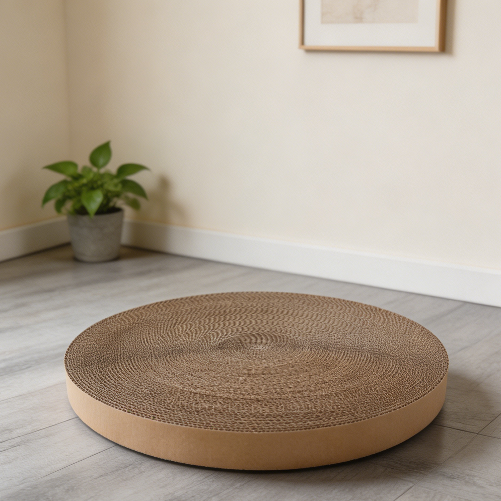 14.96" Round Corrugated Cat Scratcher Replacement Pads