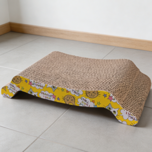2-Pack S-Shaped Reversible Cat Scratcher Lounge