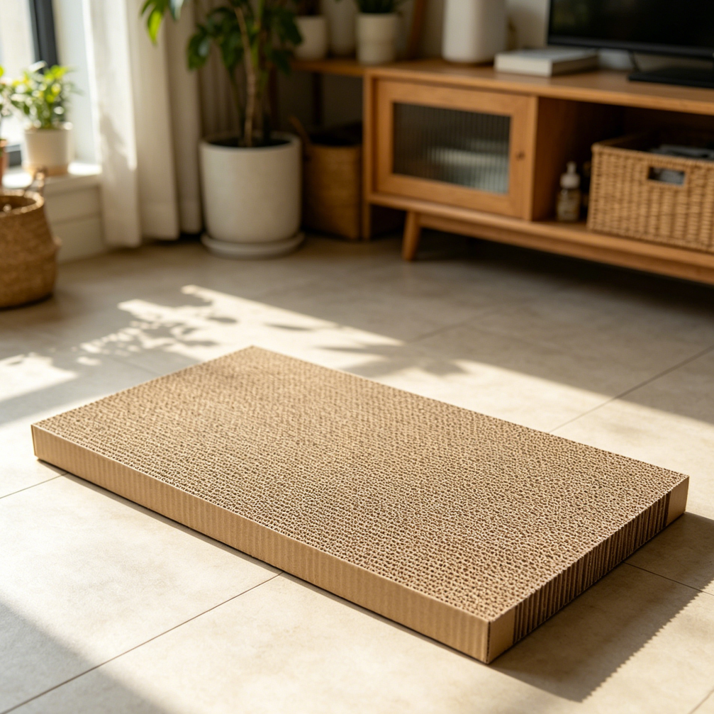 Bulk Pack Durable Corrugated Cat Scratcher 9.5x16 - Image 2
