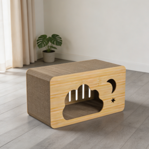 21" Corrugated Cardboard Cat Scratcher House