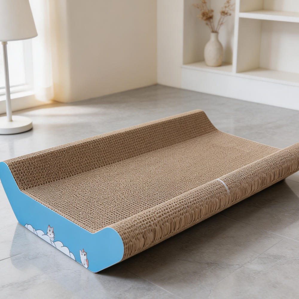 Extra Large Corrugated Cat Scratcher Bed 22.8x16.5 - Image 2